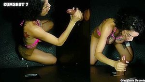 Ravyn’s First Gloryhole POV – Experience the Big Moment